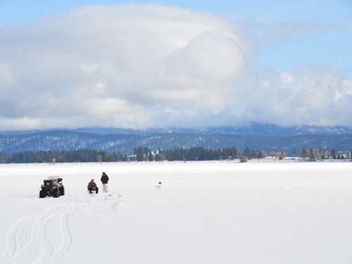 Lake Cascade in Winter