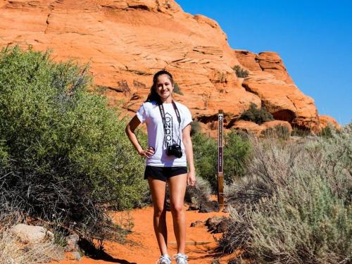 Hidden Pinyon Trail In Snow Canyon